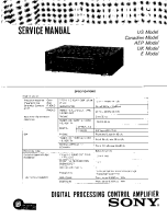 Sony TA-E1000ESD - Service Manual 